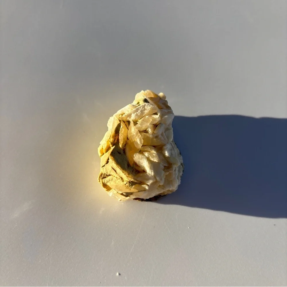 Yellow Calcite Cluster | Raw Mineral Specimen